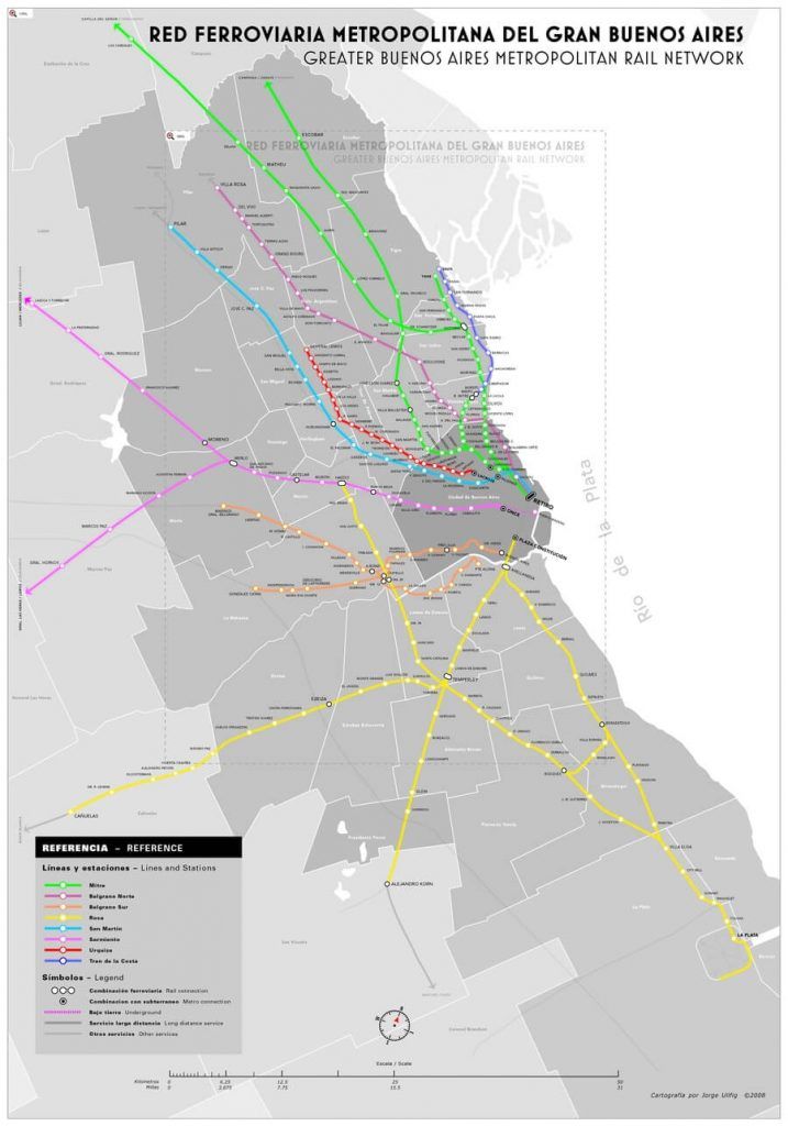 Red de Trenes Urbanos en Buenos Aires